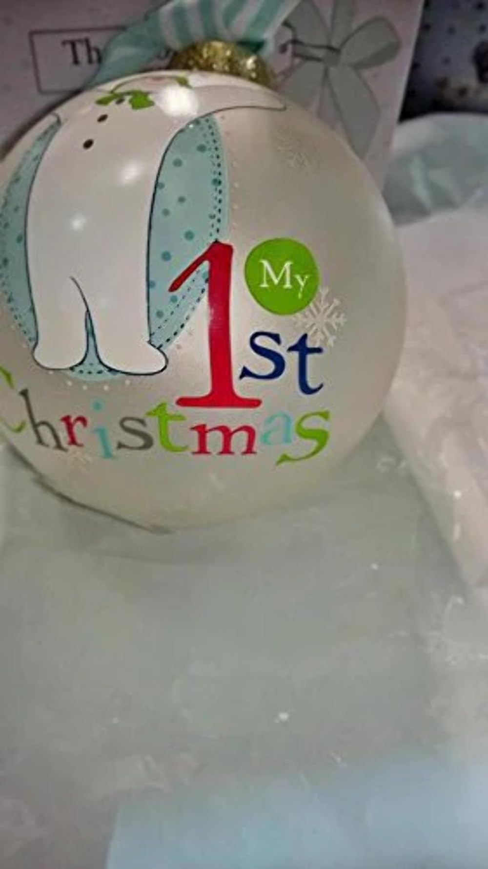The Snowman and Snowdog my first Christmas bauble tree decoration