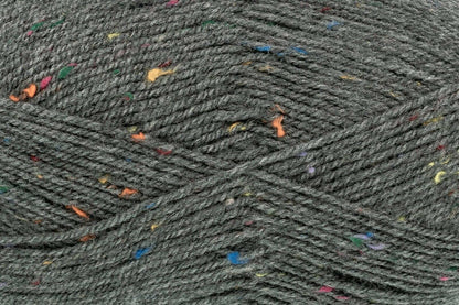 King Cole Big Value Tweed DK Yarn - 100g Ball - Premium Acrylic Wool for Knitting & Crochet - Double Knit (3652 Seal)