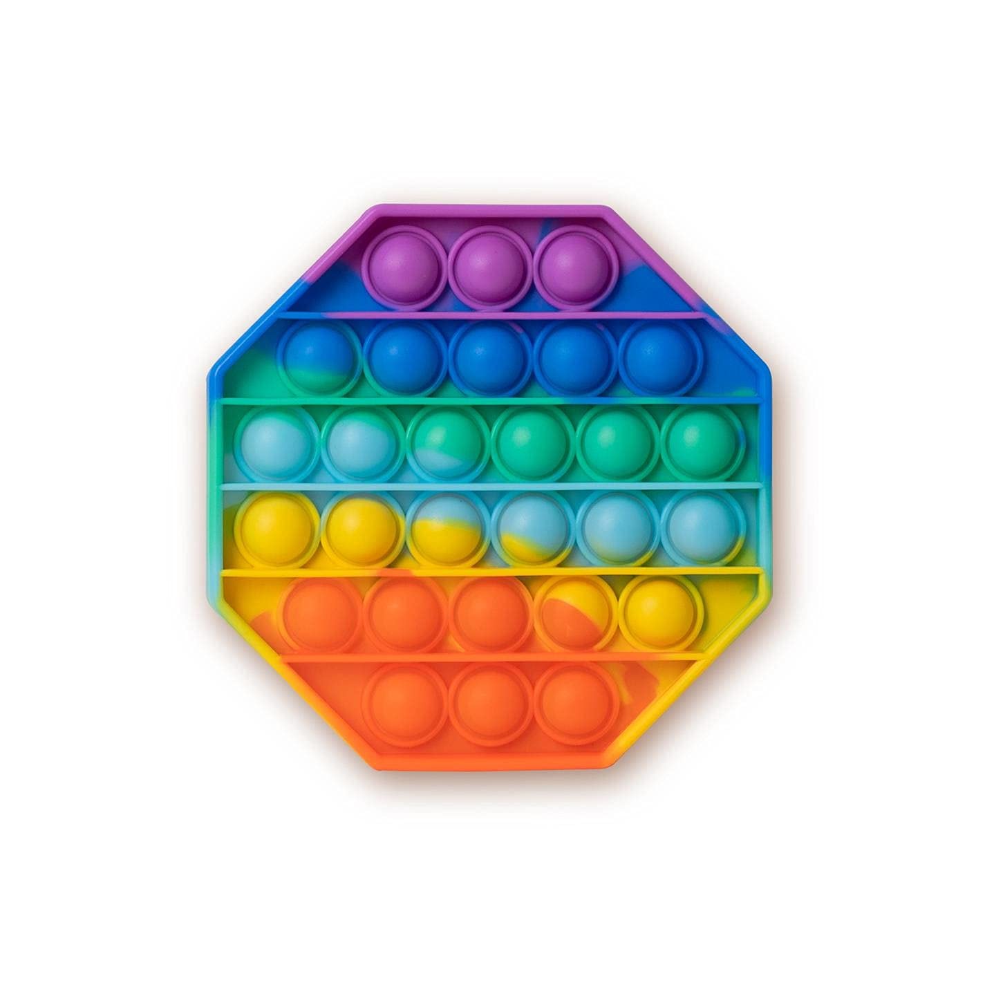 RAINBOW PUSH POP IT TOY ASSORTED