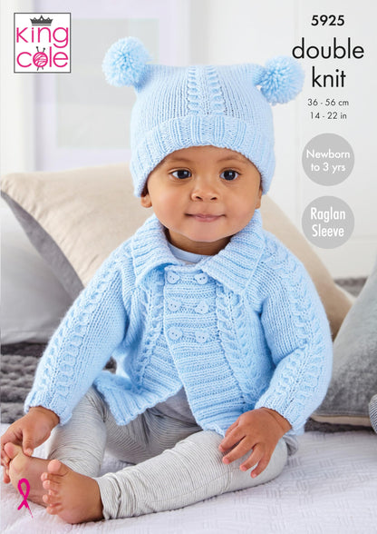King Cole Coats and Hat in Comfort DK (5925)