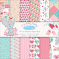Trimcraft Tiny Tatty Teddy Girl 6x6 FSC Paper Pack
