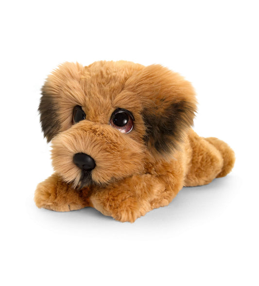 Keel Toys SD2541 High Quality 37cm Signature Cuddle Puppy French Bulldog, Brown