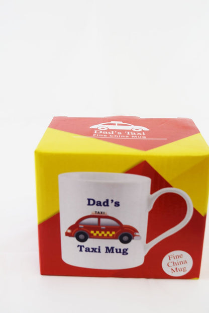 Dad's Taxi Mug - Ceramic, Mug, Coffee Cup, Funny Humour Gift for Men, Father's Day
