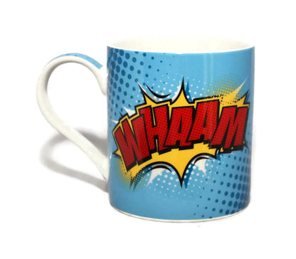 Superhero Comic Style Whaam! Fine China Mug