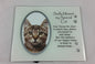 Sadly Missed My Special Cat Memorial Photo Frame