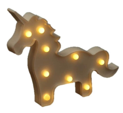 Standing Unicorn LED Light Decoration