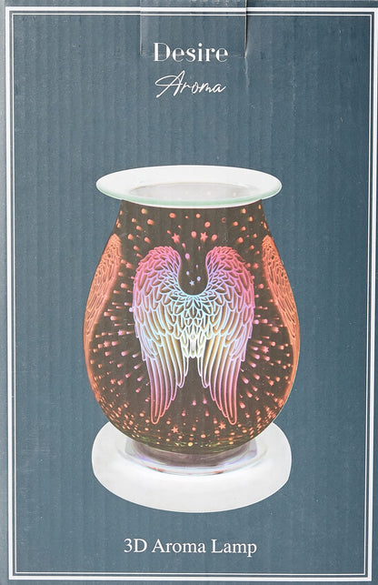 Lesser & Pavey Desire Aroma Wax Melt Burner -Scented -Shaped Touch Lamp with Gorgeous Night Light &Glitter Star Romantic Decorations-Ideal Home/Living Room and Office Decor Accessory