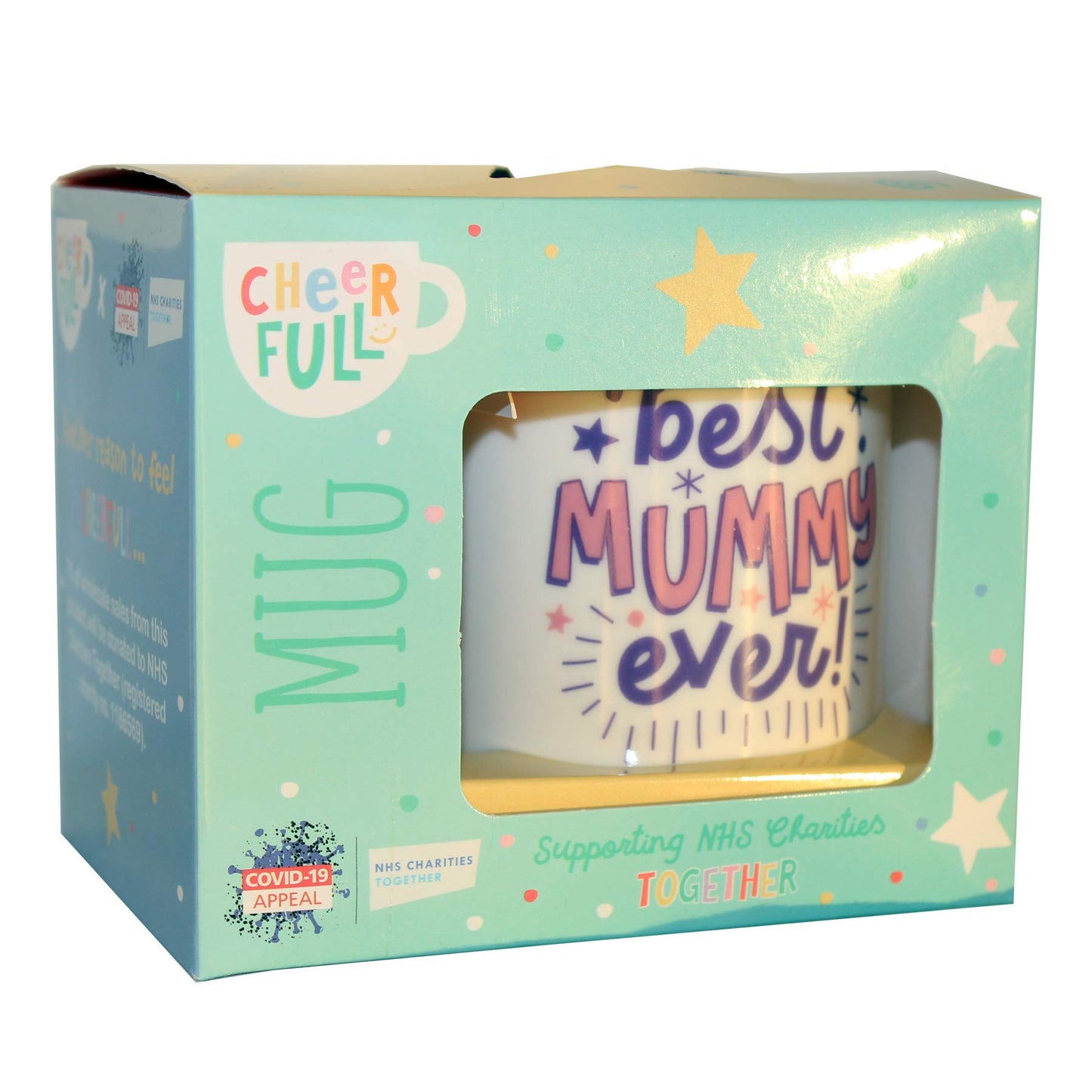 Bright and Cheerful China Mug Mother's Day Gift - Best Mummy Ever