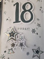18th today birthday boxed card