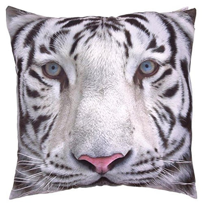 Decorative Snow Tiger Print Cushion