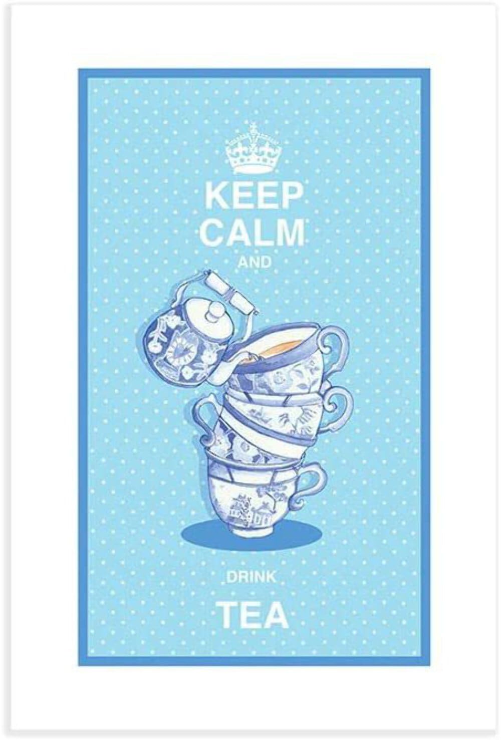 Cotton tea towel - Keep calm and drink Tea!
