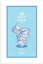 Cotton tea towel - Keep calm and drink Tea!
