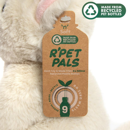 Lesser & Pavey Rpet Pals Kitty Sitting Cat Teddy For Kids | Made Up of Recycled Bottles | Stuffed Animal Soft Toys | Ideal For Birthday or Baby Gift