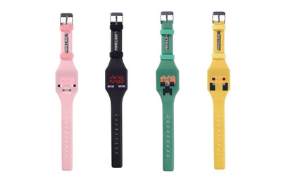 Puckator WATC20 Minecraft Faces Silicone Digital Watch