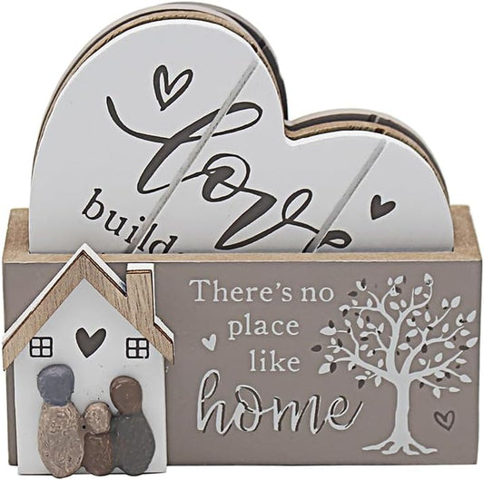 Lesser & Pavey Home Coasters Set of 4Designed By Love and Affection| Coasters Set For All Modern Kitchen & Offices