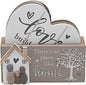 Lesser & Pavey Home Coasters Set of 4Designed By Love and Affection| Coasters Set For All Modern Kitchen & Offices