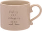 Widdop Moments Stoneware Ceramic Dad Mug - Dad My Hero Mug - Fawn Colour - Coffee Mug Tea Hot Drinks - Approx 350ml - Gift for Dad Him