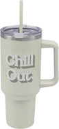 Chill Out Double Walled Stainless Steel Drinks Cup 1200ml for Kitchen | Lovely Coffee Cup Set for Home & Office | Coffee & Tea Cups for Enjoying Hot Drinks