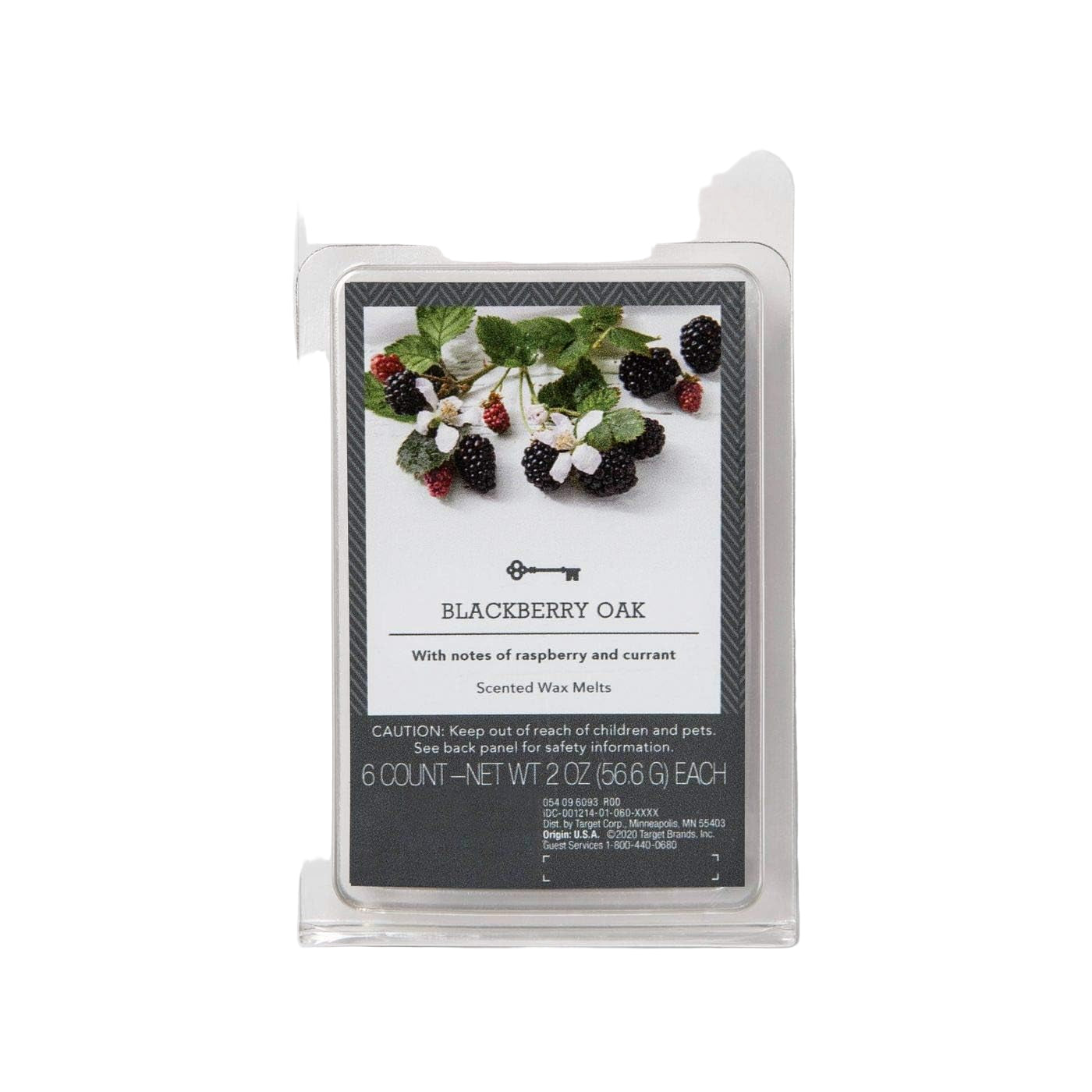 Scented Wax Melts 6cube 2oz  BlackBerry Oak
