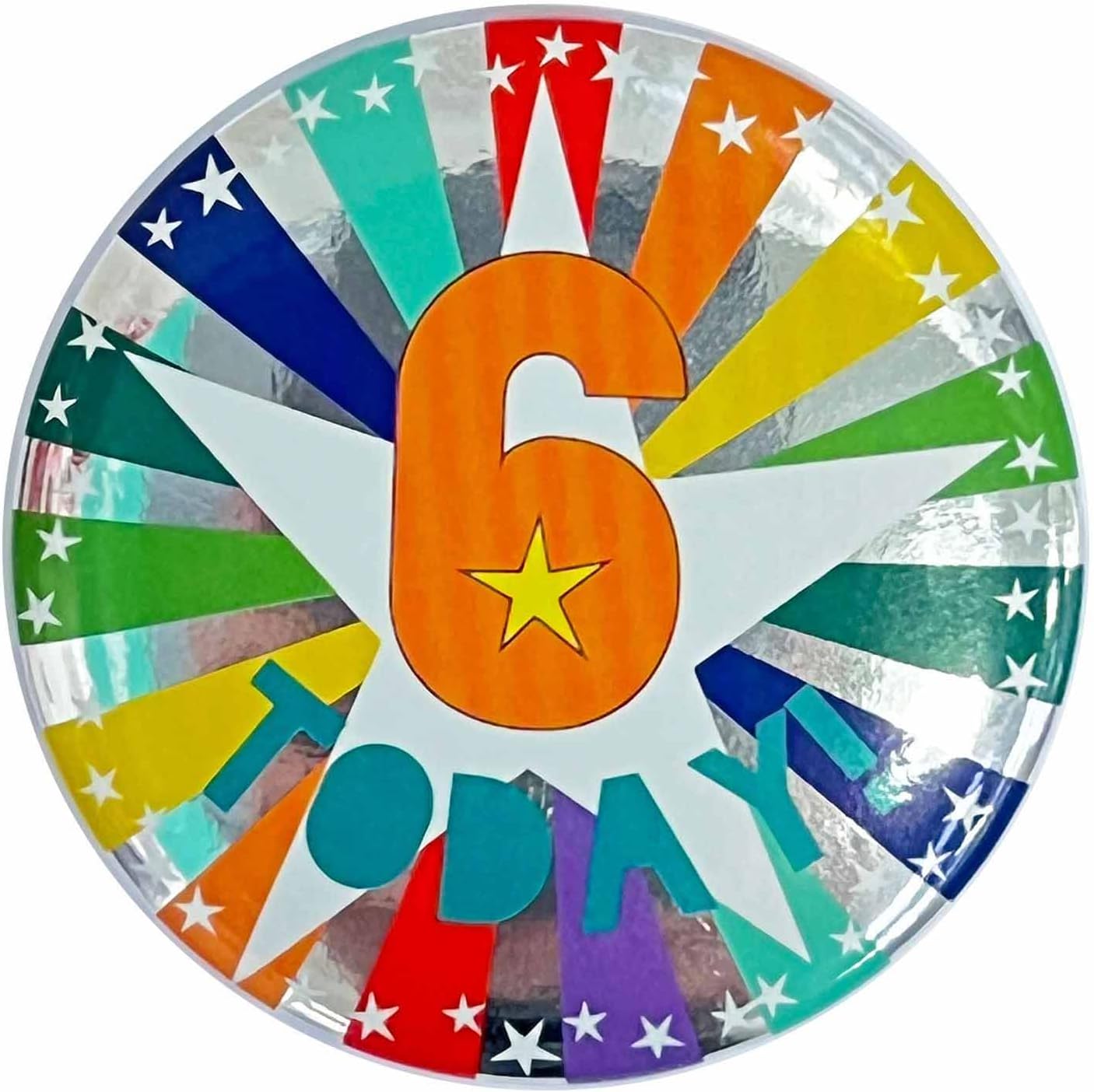 6 TODAY BIRTHDAY BADGE