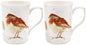 lesser and pavey LP52714 Ceramic Mug | Winter Robins design | Set of 2, Multicolor