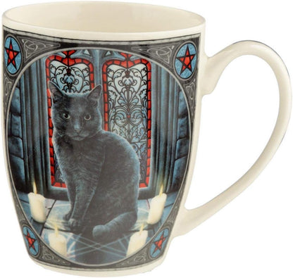 Sacred Circle Cat Lisa Parker New Bone China Mug