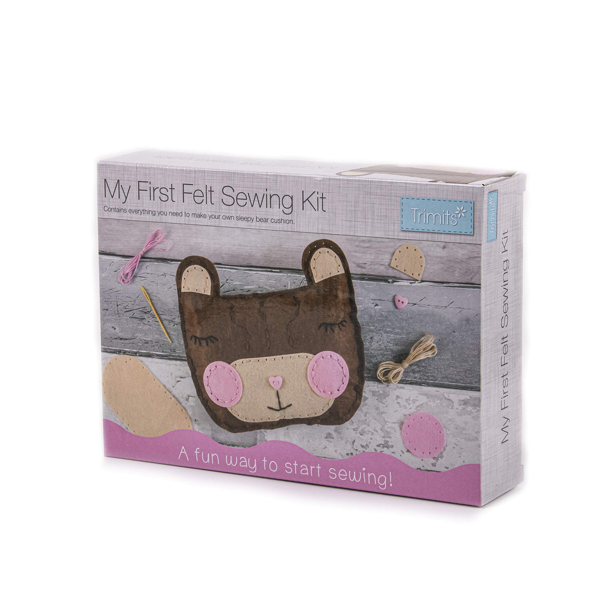 Trimits First, Teddy Bear Cushion, Assorted