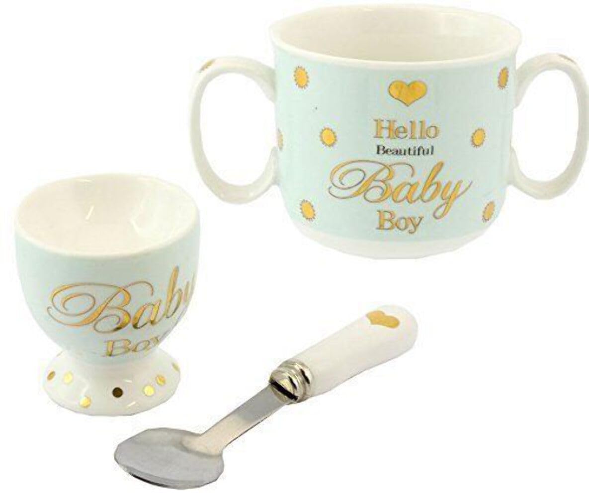 Lesser & Pavey Mad Dots Feeding Set, Light Blue