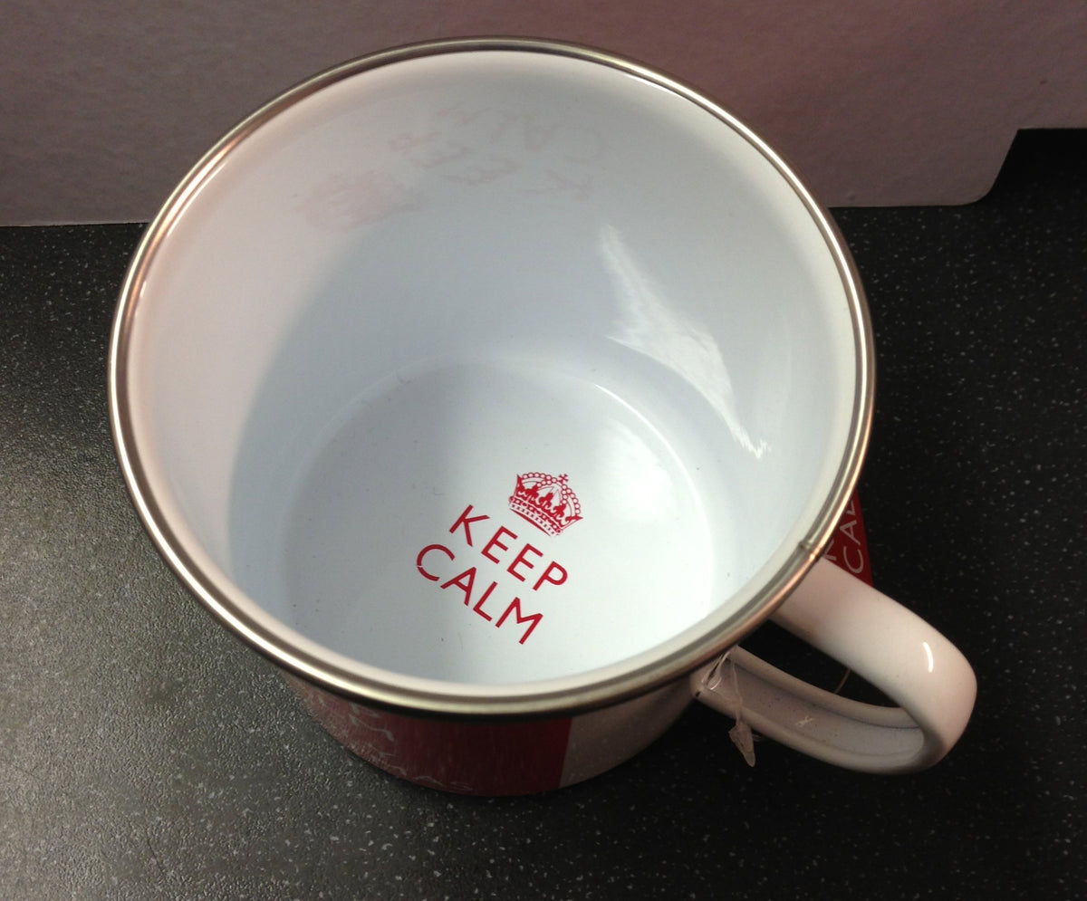 Keep Calm It's Only Christmas Tin Mug