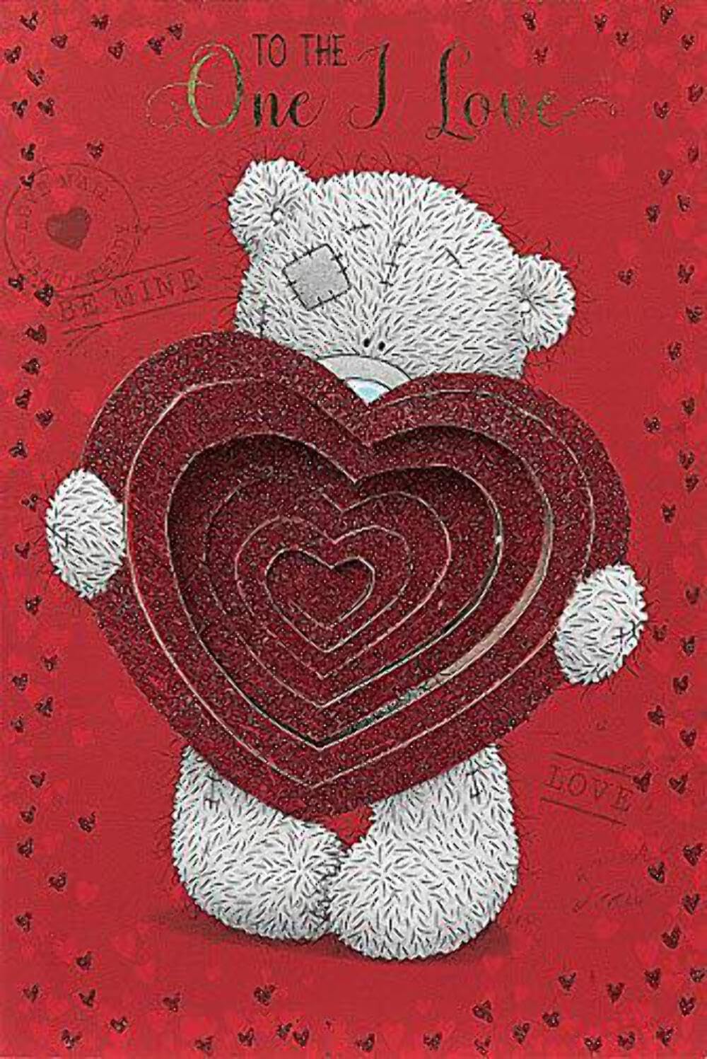Me to You Bear One I Love Valentines Day Card …
