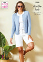 King Cole Ladies DK Knitting Pattern Lace Cardigan & Sleeveless Top (5988)