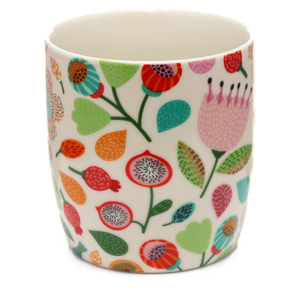 Puckator Autumn Falls, Wisewood Set of 2 Pick of the Bunch Porcelain Tea Coffee Mugs Funny Home Accessories Cute Gifts for Girlfriend Large Mugs Men Women Hot Drinks Cups Presents Secret Santa Gift