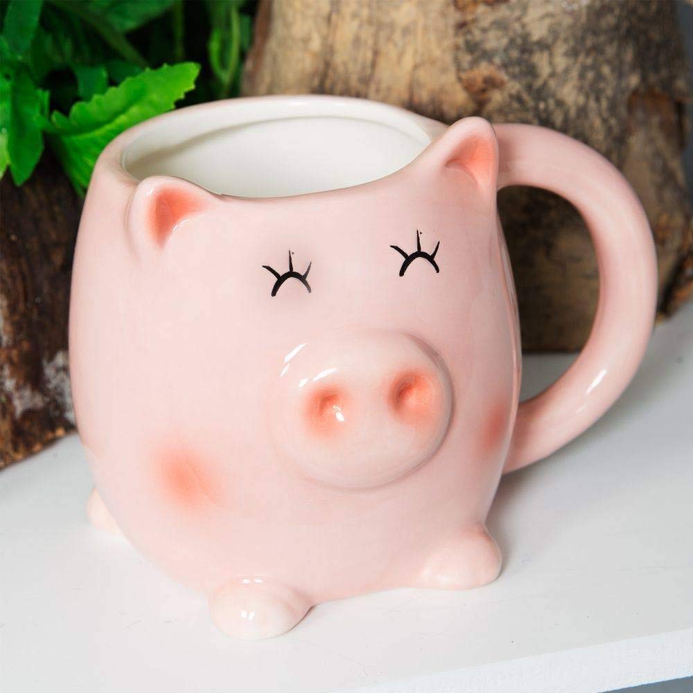 Widdop & Co Animal Friends Ceramic Piglet Mug