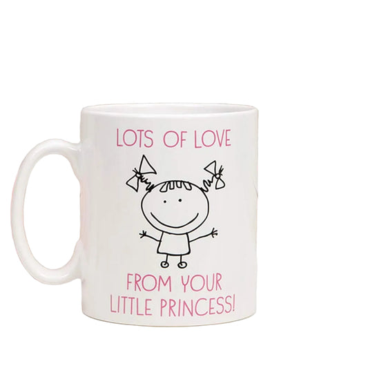 Ceramic Mug 'World's Best Mummy from Your Little Princess' Mother's Day Gift