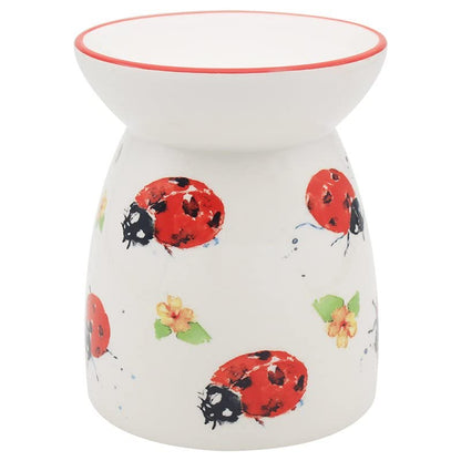 The Leonardo Collection LP48013 Wax/Oil Warmer | Ladybirds | 1 Piece-11x11x14 cm Accessory, Multicolor