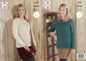 King Cole 5590 Knitting Pattern Womens Raglan Cardigans in Fashion Aran,Multicolor,32" - 42" (81cm - 107cm) Bust.
