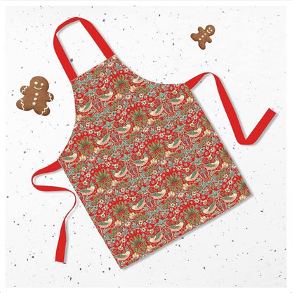The Leonardo Collection LP94974 William Morris Red Strawberry Thief Apron