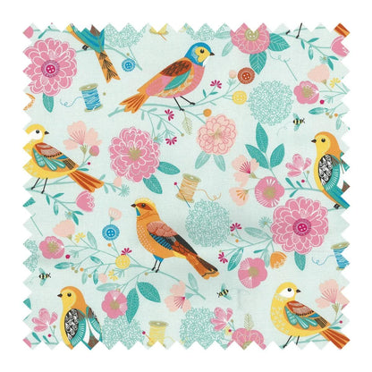 Hobby Gift Sewing Box: Small, Birdsong, 20 x 20 x 11cm