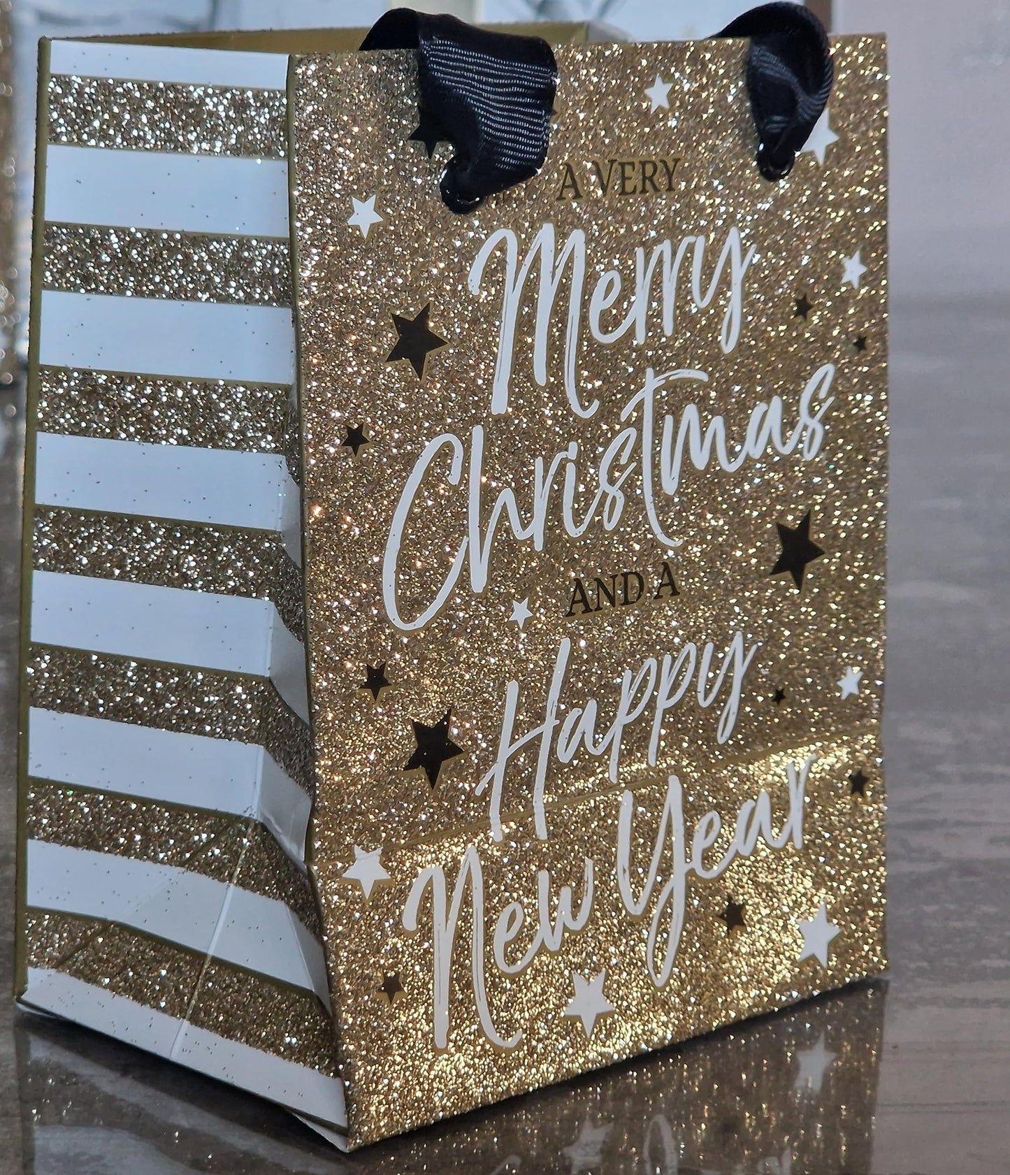 Reindeer Christmas Gift Bags 4pk