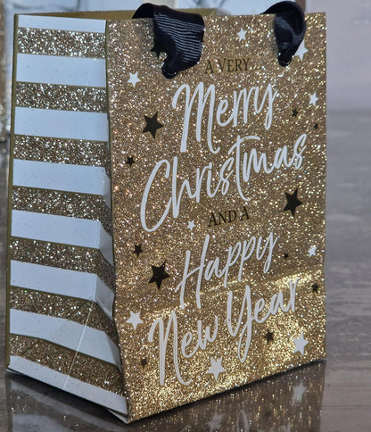 Reindeer Christmas Gift Bags 4pk