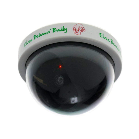 Elves Behavin' Badly Dummy Security Camera, 10x10x13