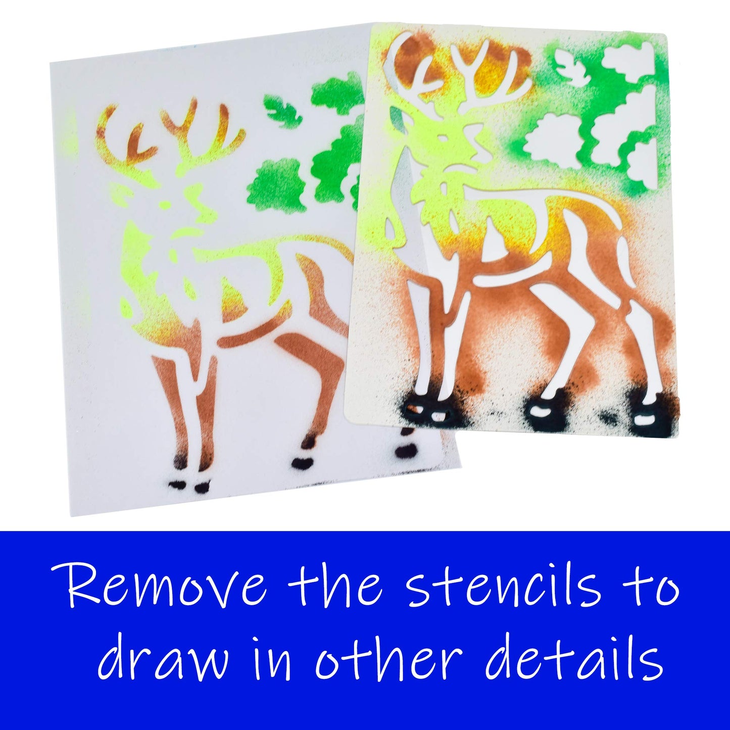 Kreative Kids Wildlife Air Flow Pens Playset In Hanging Box