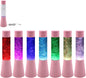 Lesser & Pavey Tall Multicoloured Changing Colour Light Up Glitter Lamp - Gold, Silver, Pink, Black or White (Pink)