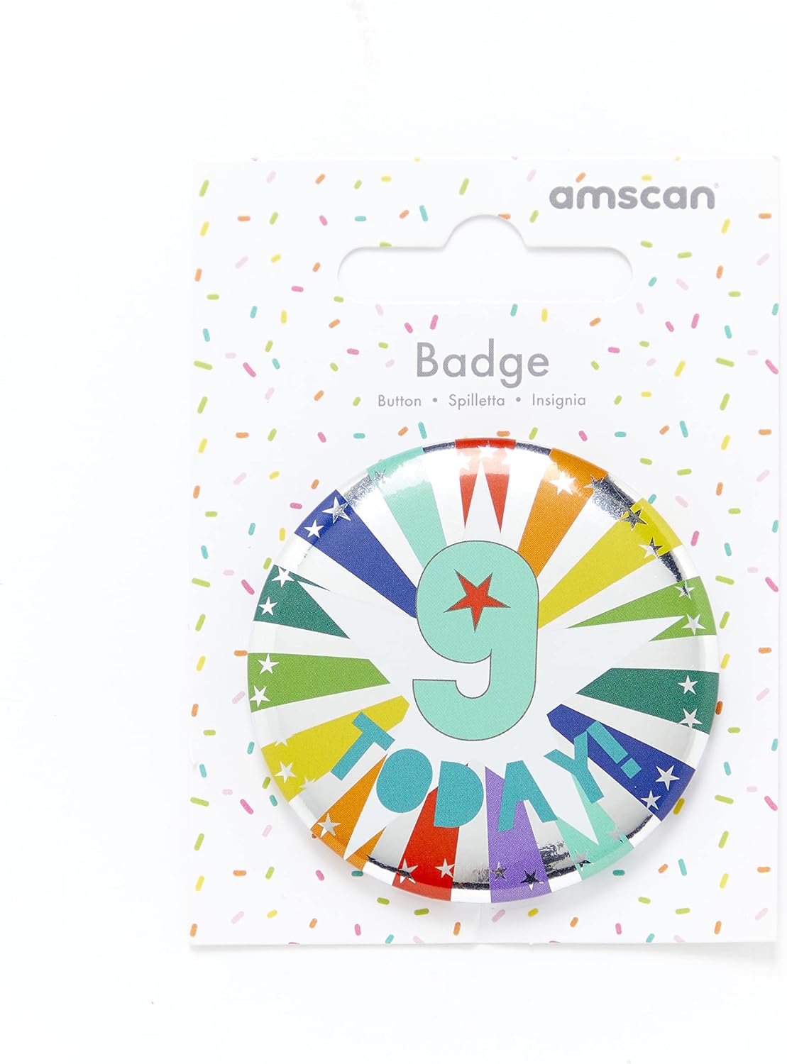 9 TODAY BIRTHDAY BADGE