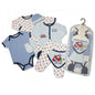 Baby Gift Set for Boy or Girl - 7 Piece Layette in a Mesh Bag - Nursery Time – Little Digger, Newborn