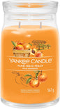 Yankee Candle Signature Scented Candle | Farm Fresh Peach Large Jar Candle with Double Wicks | Soy Wax Blend Long Burning Candle | Perfect Gifts for Women