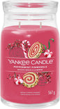 Yankee Candle Signature Scented Candle | Peppermint Pinwheels Large Jar Candle with Double Wicks | Soy Wax Blend Long Burning Candle | Perfect Gifts for Women