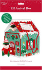 Eurowrap Elf Arrival House Display Box with Cut-Out Windows