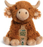Lesser & Pavey Rpet Pals Hughie Sitting Cow Teddy For Kids | Made Up of Recycled Bottles | Stuffed Animal Soft Toys | Ideal For Birthday or Baby Gift