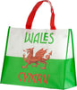 Puckator Wales Welsh Dragon Cymru Reusable Shopping Bag
